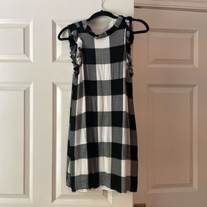 Black and white checkered mini dress. Size small, super soft and comfortable